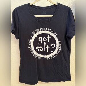 Supernatural women’s large T-shirt “got salt”